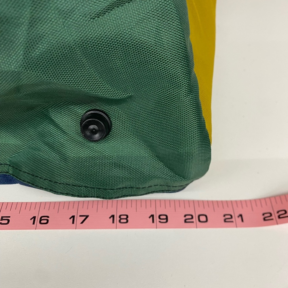 Fossil Vintage 90s Outdoor Gear Duffle Bag Colorblock Multicolor Overnight Tote - Picture 14 of 16